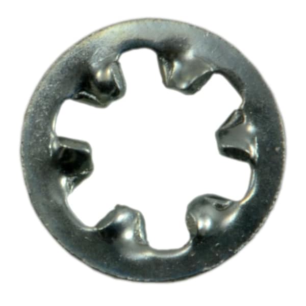 Midwest Fastener Internal Tooth Lock Washer, For Screw Size #4 Steel, Zinc Plated Finish, 100 PK 03977 - main